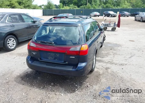 2000 Subaru Legacy L из США, поврежденный, VIN 4S3BH6351Y7300080